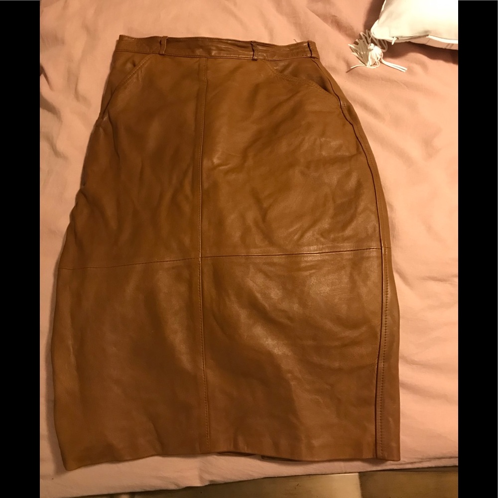Leather Skirt